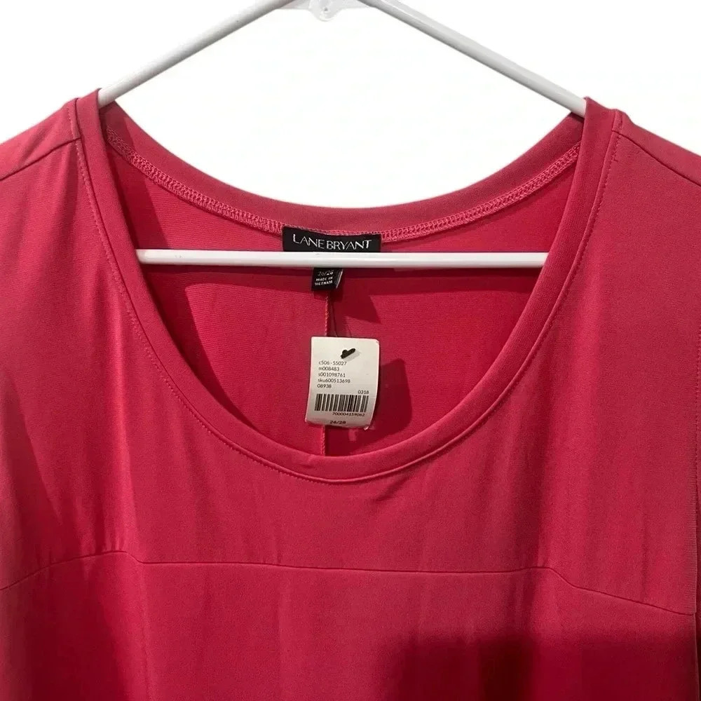 Lane Bryant tank pink size 26/28 NWT - Picture 2 of 5